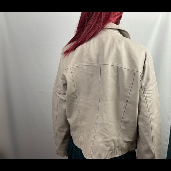 Juniors' Faux-Leather Moto Jacket, - Picture 8 of 9